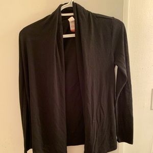 Black cardigan